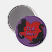 Amoureux des chats Magnet Kitty Chat Réfrigérateur (Recto/Verso)