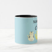 Amoureux des chats marié Fun Gift Mug (Centre)
