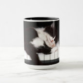 Amoureux des chats Piano Keys Mug (Centre)