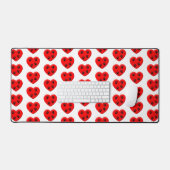 Amoureux des chats Rouge Coeur Et Pâtes Classique (Clavier et souris)