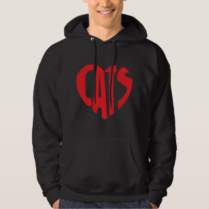 AMOUREUX DES CHATS - SWEAT - SHIRT À CAPUCHE