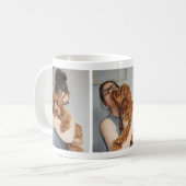 Amoureux des chiens adorable photo Collage Mug (Devant gauche)