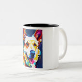 Amoureux des chiens Mug (Devant droit)