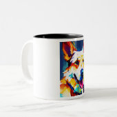 Amoureux des chiens Mug (Devant gauche)