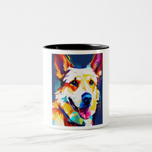 Amoureux des chiens Mug (Centre)