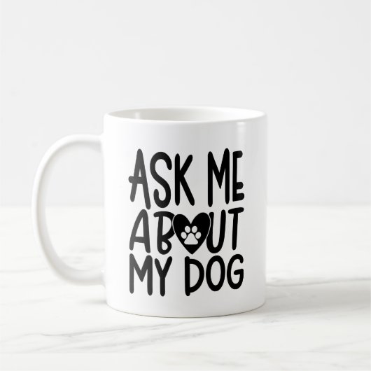 Amoureux des chiens Mug | Cadeau Amoureux des chie (Gauche)