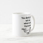 Amoureux des chiens Mug | Mug de café amusant | (Devant droit)