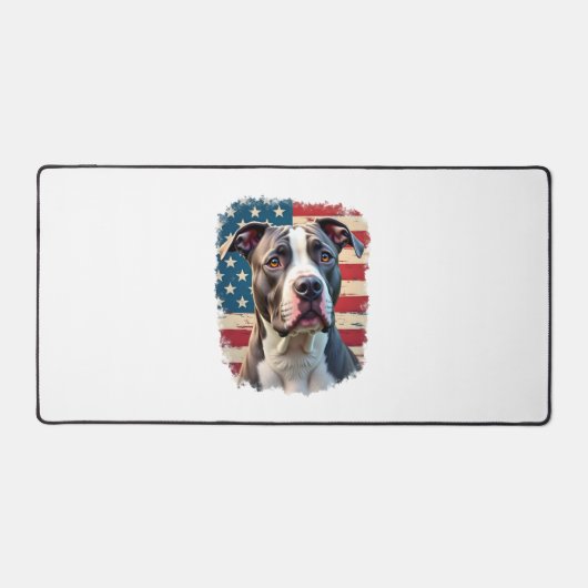 Amoureux des chiens tout américains pit bul (2) (Recto)