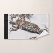 Amoureux des léopards (Serviette à main)