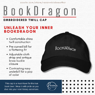 Amoureux des livres Casquette en sergé brodée 'Boo