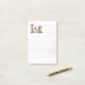 Amoureux des livres Post-it® Notes 3M lignées (Sur un bureau)