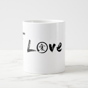 Amoureux des mugs à kanji noir