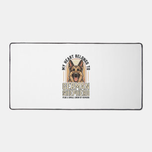 Amoureux du Berger Allemand Gravure Vintage Chien