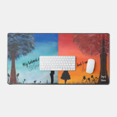 Amoureux en silhouette (Clavier et souris)