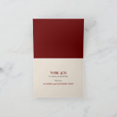 Amoureux Texte Simple Élégant Merci (Intérieur)