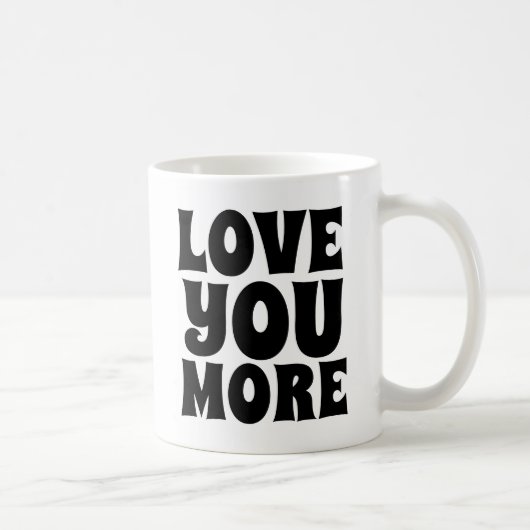AMOUREZ-VOUS PLUS DE CAFÉ MUGS (Droite)