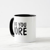 AMOUREZ-VOUS PLUS DE MUGS DE CAFÉ Romantique (Devant gauche)