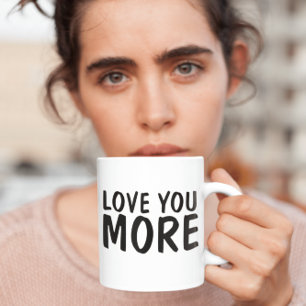 AMOUREZ-VOUS PLUS DE MUGS DE CAFÉ Romantique