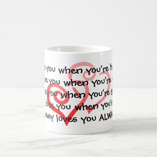 Amours de maman de KRW vous tasse Morphing (Centre)