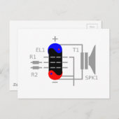 Amp Tube Briefkaart (Voorkant / Achterkant)