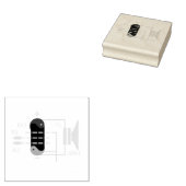 Amp Tube Rubberstempel (Gestempeld)