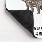 Ampelosaurus Dinosaur Mousepad Muismat (Hoek)