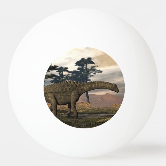 Ampelosaurus dinosaur pingpongballen (Voorkant)