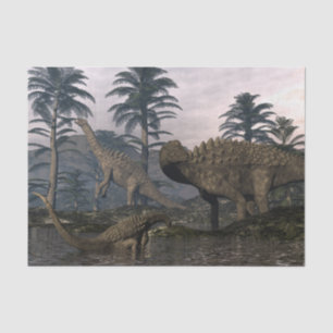 Ampelosaurus dinosaurus tissuepapier