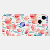 Amper daar Waterverf Tulpen iPhone 14 Hoesje (Achterkant (horizontaal))