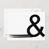 Ampersand1 Briefkaart (Voorkant / Achterkant)