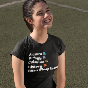 Ampersand Algebra Biologie   Grappig   Terug naar  T-shirt