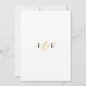 Ampersand amusant et Faire-part de mariage de coul (Dos)