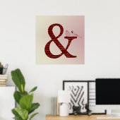 Ampersand Birds Poster (Thuiskantoor)