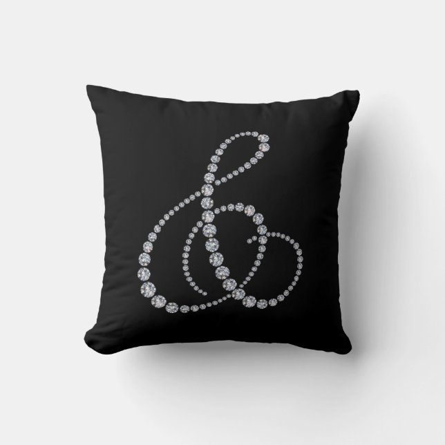 Ampersand bling kussen (Voorkant)