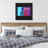 AMPERSAND B'NAI MITZVAH Sign-In Memory Board Canvas Afdruk (Insitu (Slaapkamer))