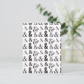 ampersand briefkaart (Staand voorkant)