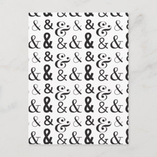 ampersand briefkaart
