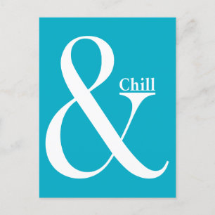 Ampersand Chill Briefkaart