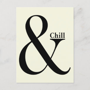 Ampersand Chill Feestdagenkaart
