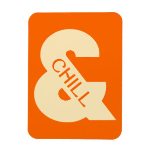 Ampersand Chill Minimalist Magneet