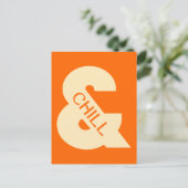 Ampersand Chill Minimalistisch Briefkaart (Staand voorkant)