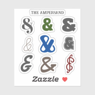 Ampersand-dag Sticker