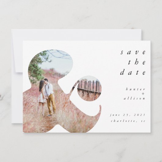 Ampersand | Datum opslaan Kaart (Voorkant)