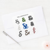Ampersand Day Vierkante Sticker (Envelop)