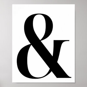 Ampersand / Et Signer Poster