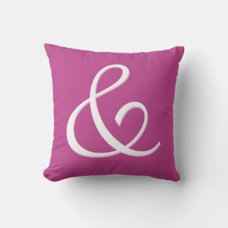 Ampersand Initiaal Monogram - kussen
