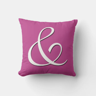 Ampersand Initiaal Monogram - kussen