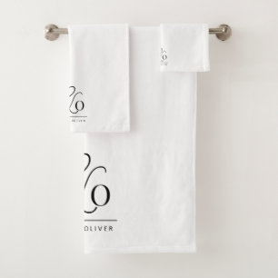 Ampersand Monogram Paar Bad Handdoek