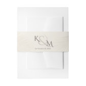 Ampersand Palmblad Strand Tropische Tak Uitnodigingen Wikkel (Voorkant Voorbeeld)