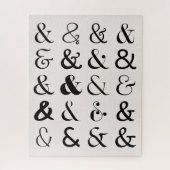 Ampersand Symbolen Legpuzzel (Verticaal)
